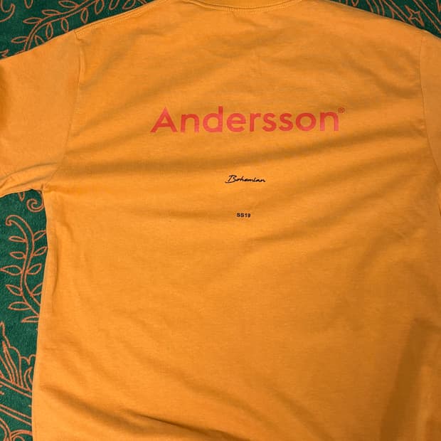 앤더슨벨 로고 반팔티 xL