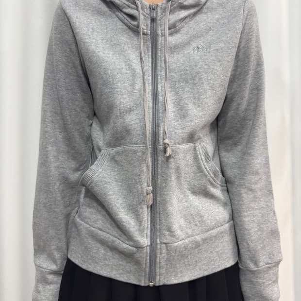 adidas hood zipup