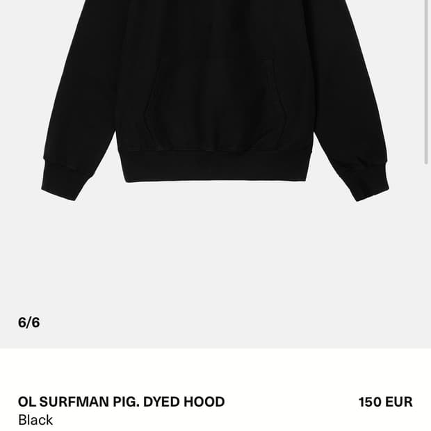 [L] 스투시 아워레가시 워크샵 서프맨 후드