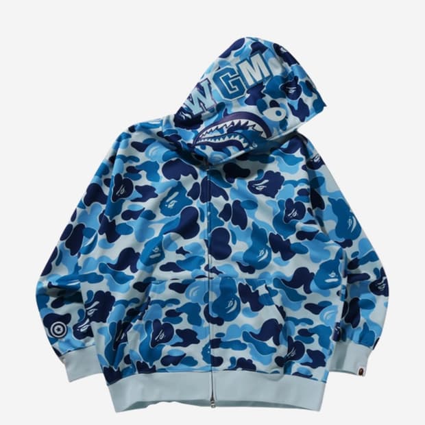 BAPE ABC 카모 샤크