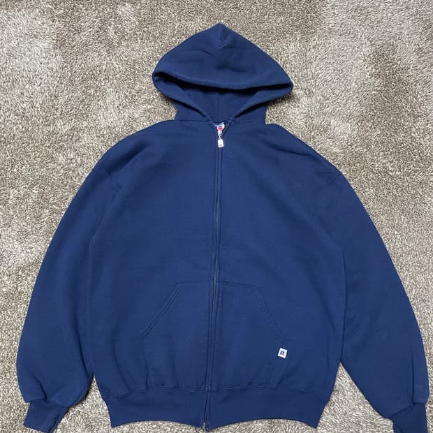 90s russell athletic hoodie zip 러셀