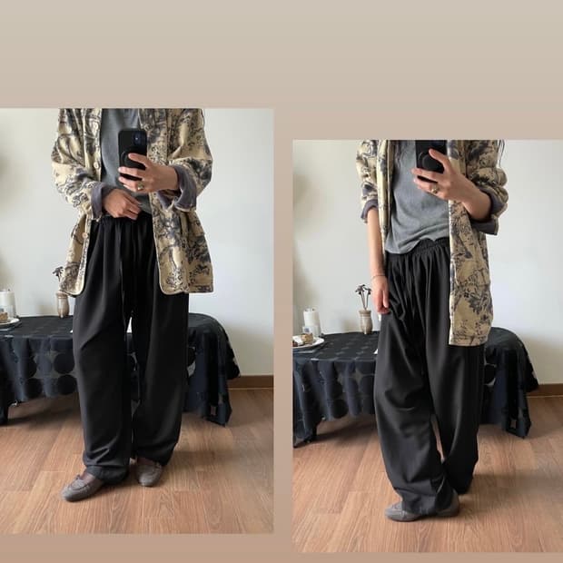 banding wide trouser