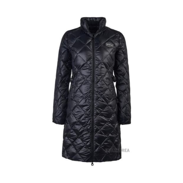 듀베티카 블랙 퀼팅 롱패딩 노사델라