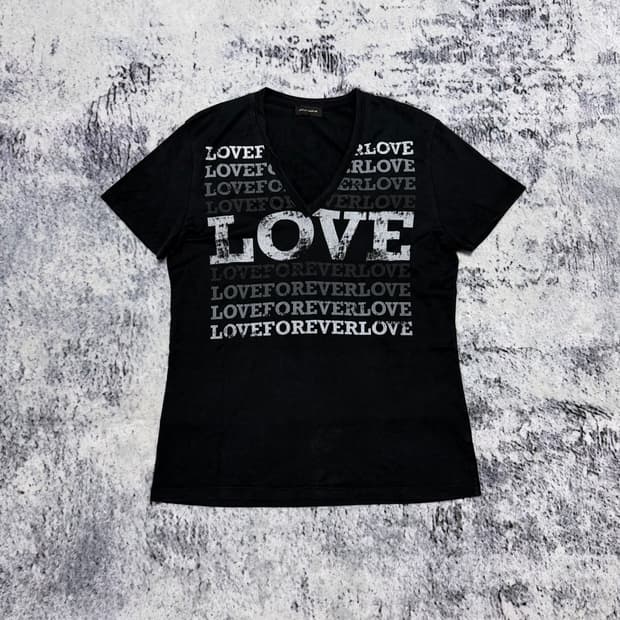크리스반아쉐 10ss LOVEFOREVER 티셔츠 M
