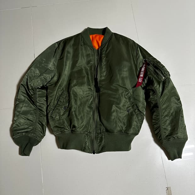 알파인더스트리 ma-1 카키 