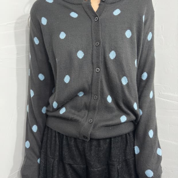 dot cardigan
