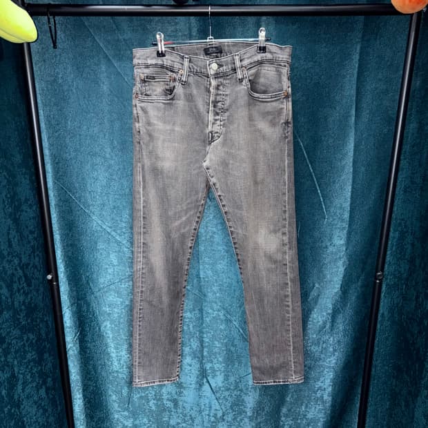 (32) 폴로랄프로렌 레귤러 핏 그레이 데님 팬츠