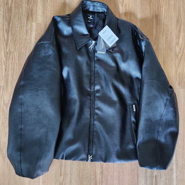 Represent Faux Leather Bomber 24fw 가죽자켓