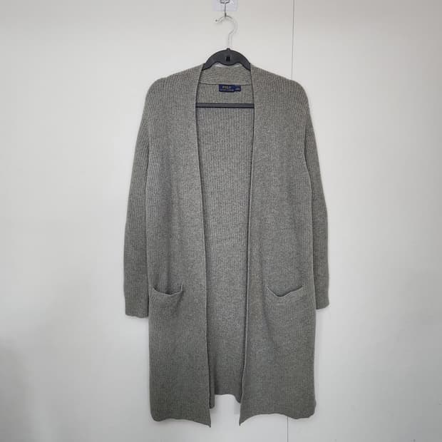 폴로랄프로렌 100 77 여 캐시미어가디건 롱가디건