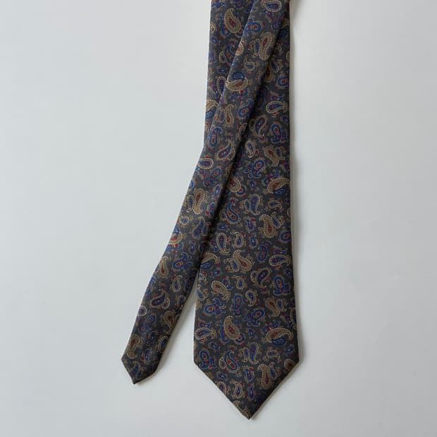 입생로랑(YSL) 명품 정품 페이즐리 넥타이