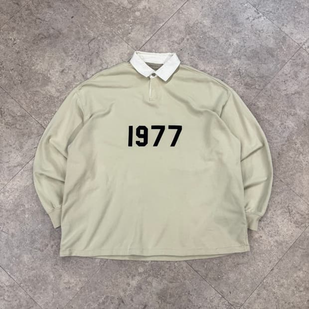 Fear of god 에센셜 1977 럭비 롱슬리브 #csz1096