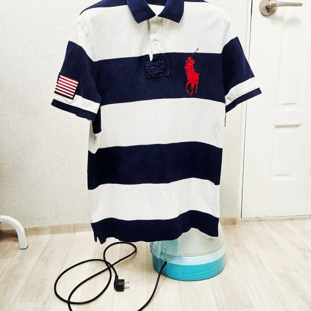 (95)M ☆초대장급☆ 랄프로렌폴로 빅포니 스트라이프 PK폴로 반팔티