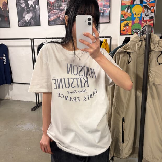 메종키츠네 반팔