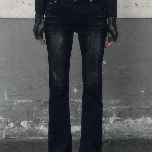 보헤미안서울 DARKNESS BOOTCUT JEANS / 2SIZE