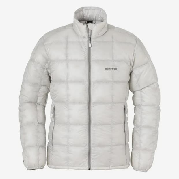 [L] 몽벨 수페리어 다운자켓 라이트 그레이 새상품