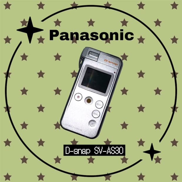 (셀카가능) 파나소닉 디스냅 SV-AS30 빈티지디카 디지털카메라