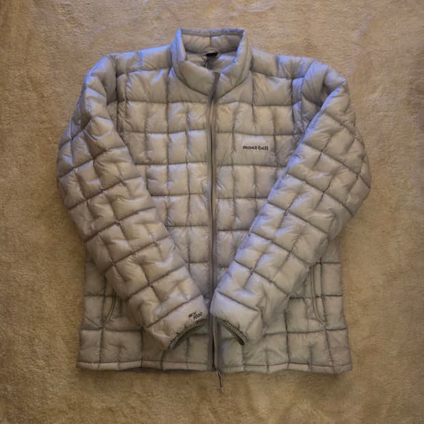 몽벨 플라즈마 1000 라이트그레이 XL