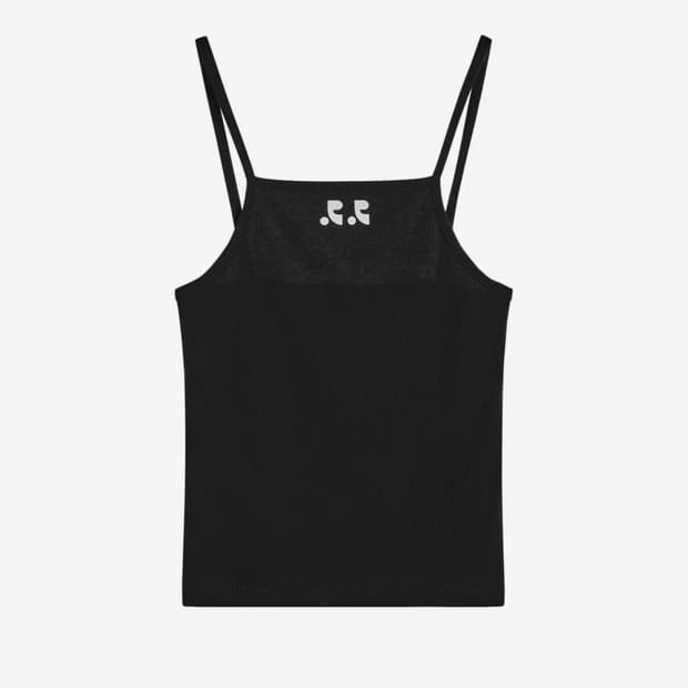 LIGHT LOGO TANK TOP - BLACK
