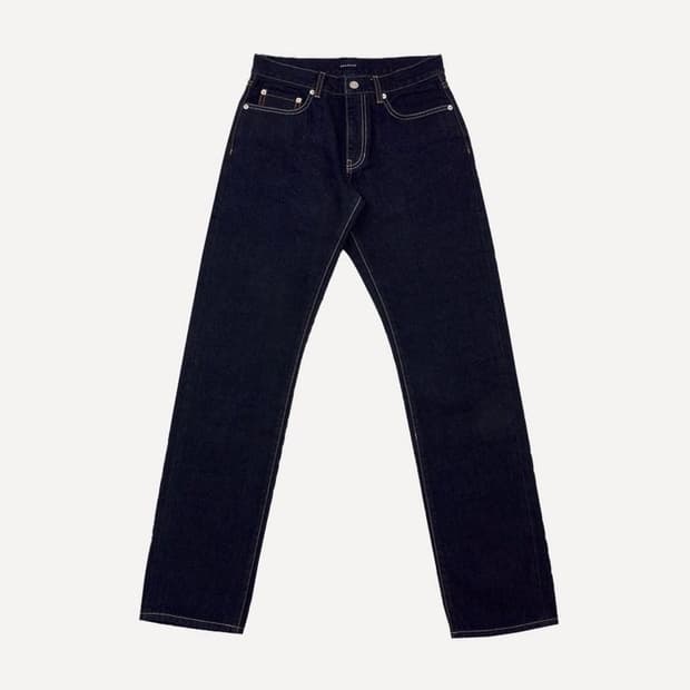 미착용 크럼플러 셀비지 데님팬츠