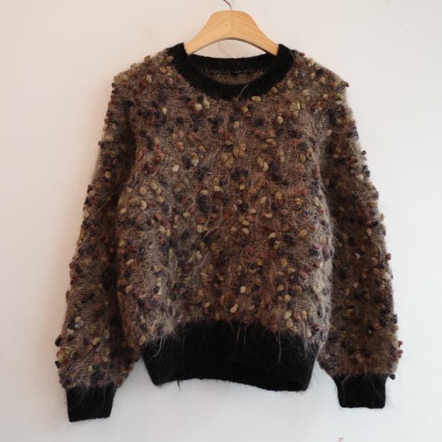 Japan brand 패턴 울니트 