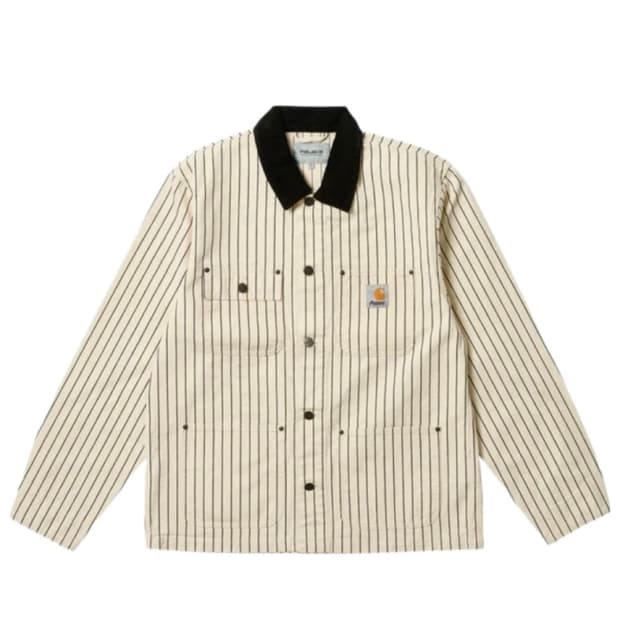 팔라스 x 칼하트 WIP 미시건 코트 히코리 왁스 블랙