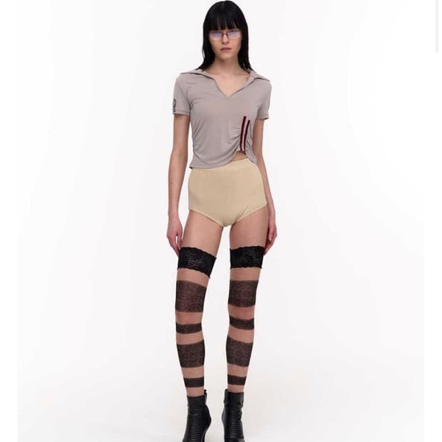 2000아카이브 셔링 폴로 티셔츠