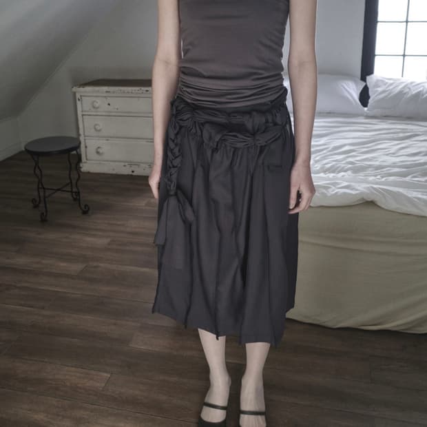 산코파퓨엘라 스커트 차콜