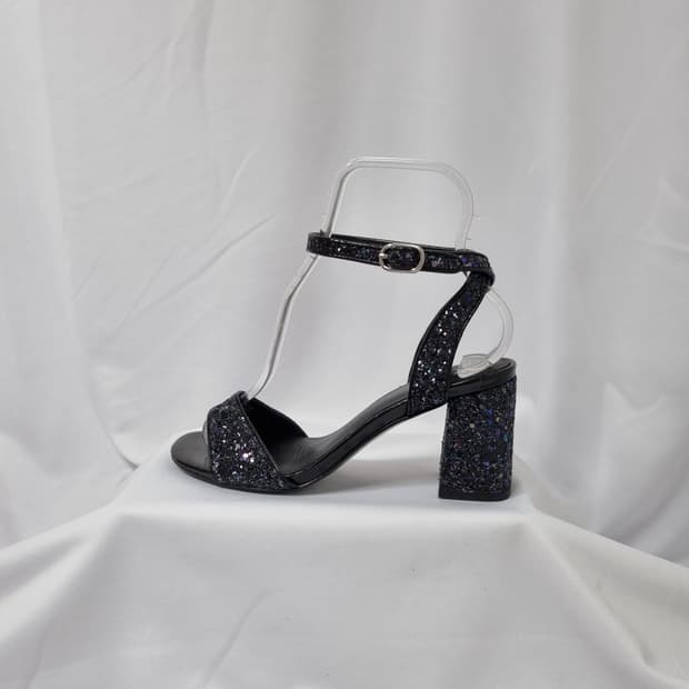 36 230 아쉬 ash 오피엄 글리터 힐 샌들 구두 5cm