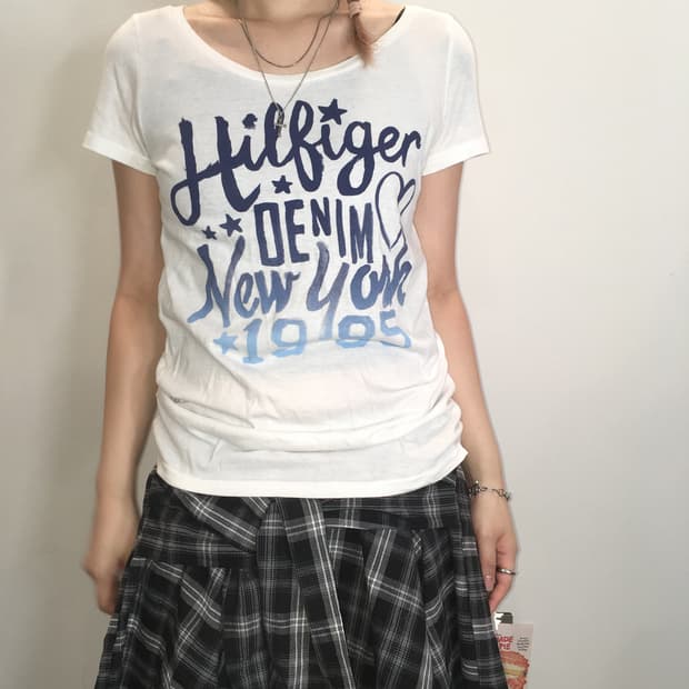 jpn vintage 타미힐피거 하이틴 반팔 티셔츠