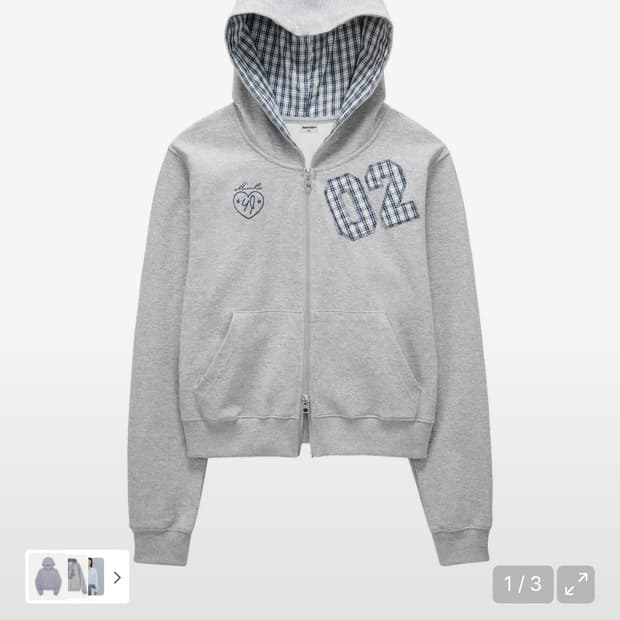 밈더워드로브 후드집업 (새상품) 