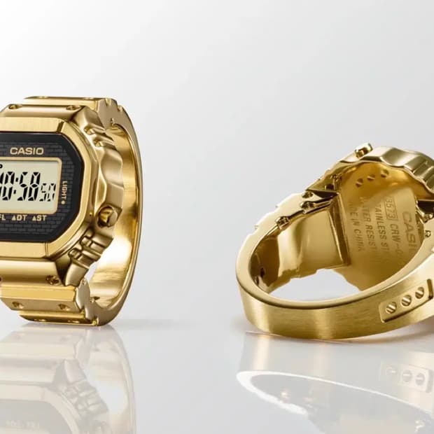카시오 지샥 50주년 링워치 골드 12월 15일 구매 새상품
