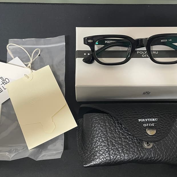 폴리테루 x 오르오르 P.O - 001 아세테이트 블랙