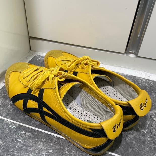 오니츠카타이거 멕시코66 옐로우 블랙 280