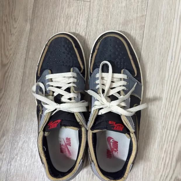 (270)조던1 로우 OG 블랙앤스모크그레이