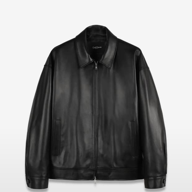 도프제이슨 오버핏 램스킨 싱글 자켓(M)