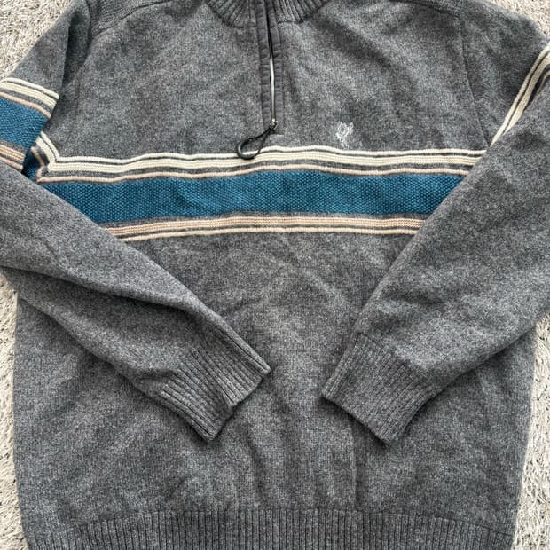 ASHWORTH 반집업니트 사이즈 100