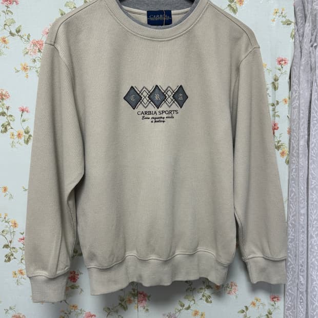 빈티지 레이어드 맨투맨