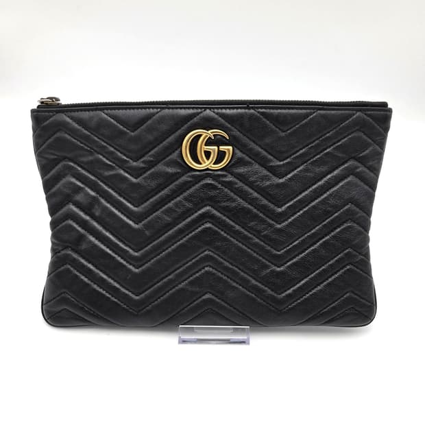 구찌GG 마몽 마틀라세 클러치 525541