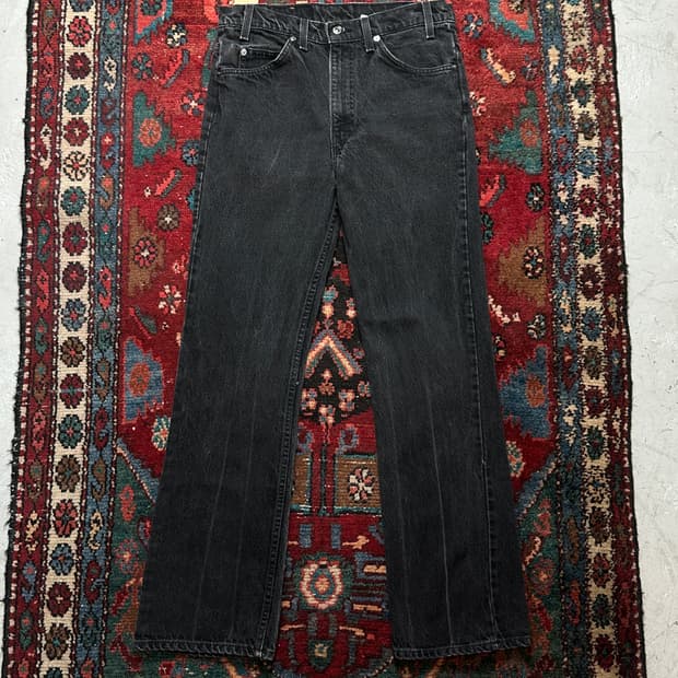 90's USA Made 리바이스 517 블랙 부츠컷 플레어진