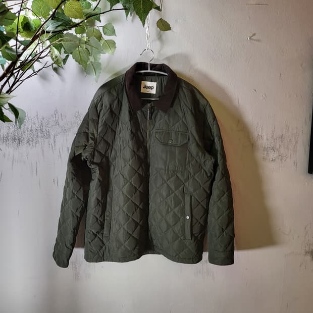 지프 퀄팅 패딩 자켓 (110)