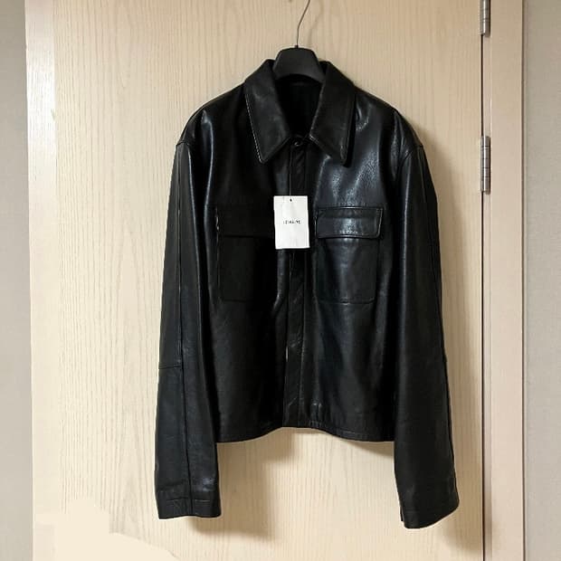 (50) 르메르 20FW 라지카라 레더 블루종