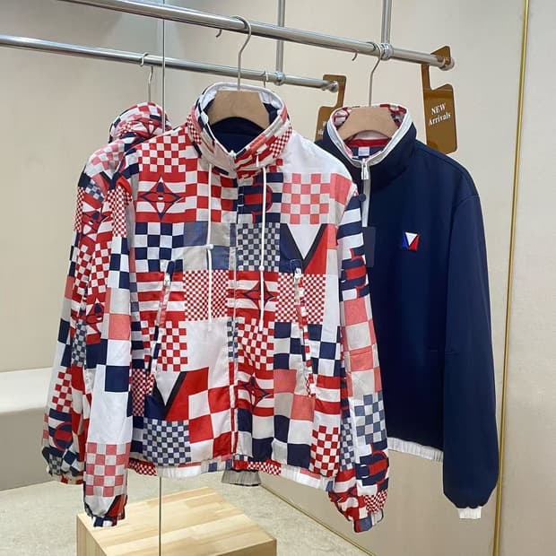 루이비통 양면 리버시블 자켓