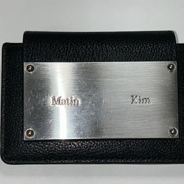 마뗑킴 아코디언 지갑 블랙