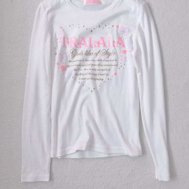 트랄라라 핑크 글리터 롱슬리브 히메갸루 