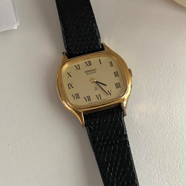 Seiko 세이코 로만 골드 쿼츠