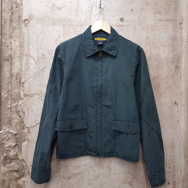 폴로 랄프로렌 럭비 집업 면 자켓 S사이즈