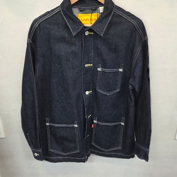 리바이스 레드 데님 초어자켓 m