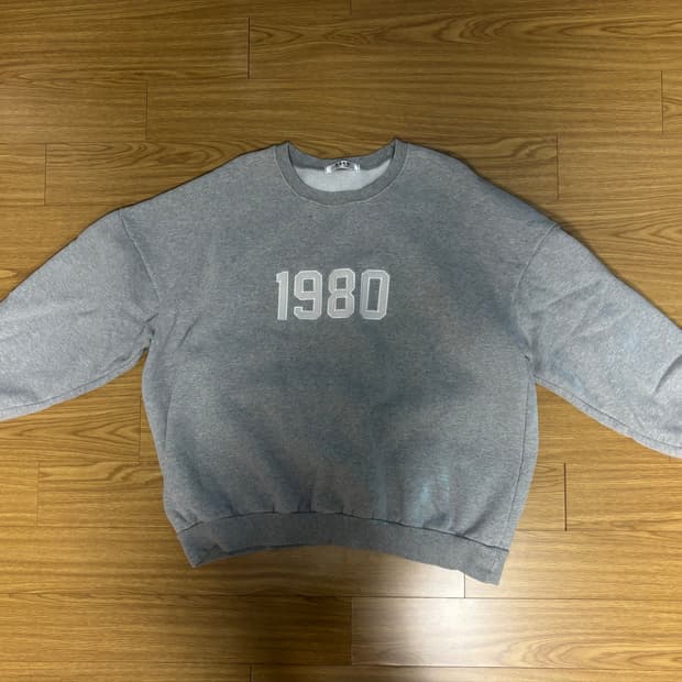 오버핏 1980 맨투맨