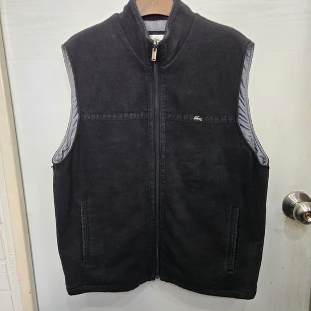XL,105)) LACOSTE 라코스테 조끼! 깔끔한 디자인! 은장!