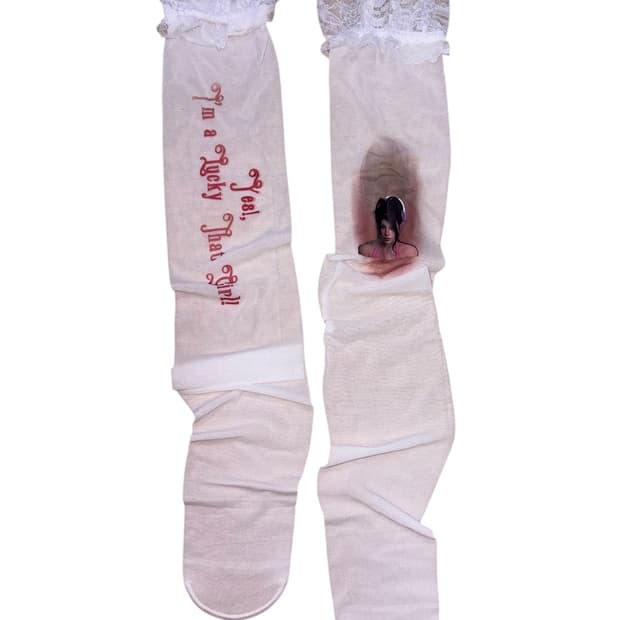 that girl half stockings